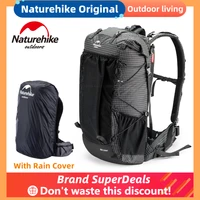 naturehike original 605l camping backpack large capacity 15kg load climbing backpack tear resistant hiking backpack waterproof