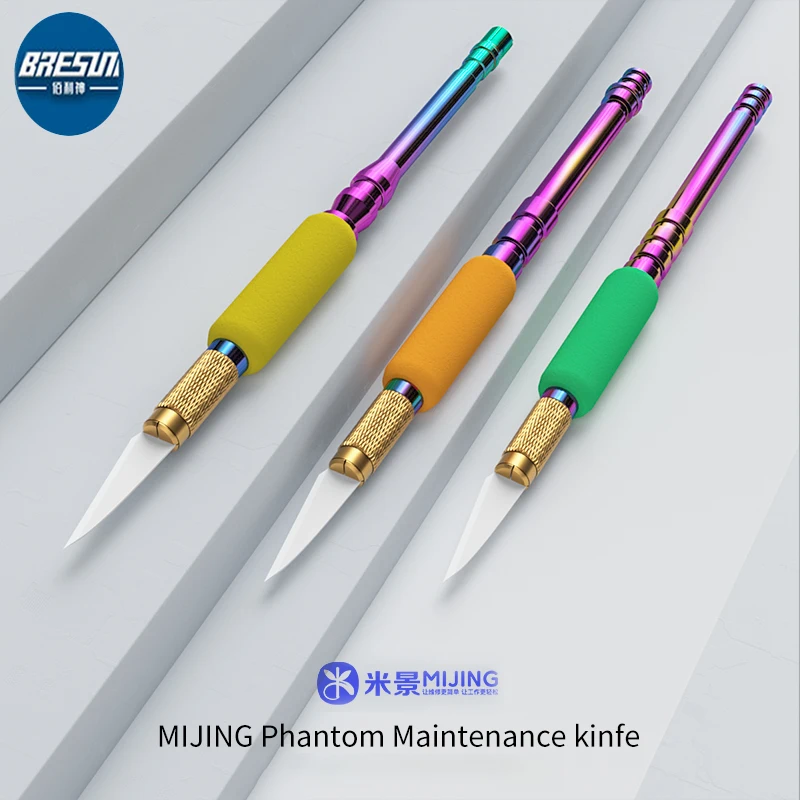 

Керамическое лезвие MIJING, устойчивое к высоким температурам, для жесткого диска Xiaomi Мобильный телефон CPU IC, нескользящий инструмент для разб...