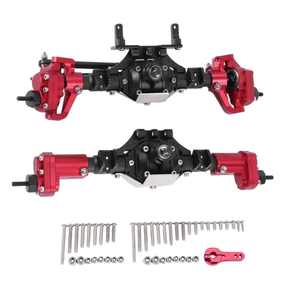 

Anodized Front and Rear Portal Axle for 1/10 RC Crawler Car Axial SCX10 II 90046 D90 86100 Redcat GEN8,1