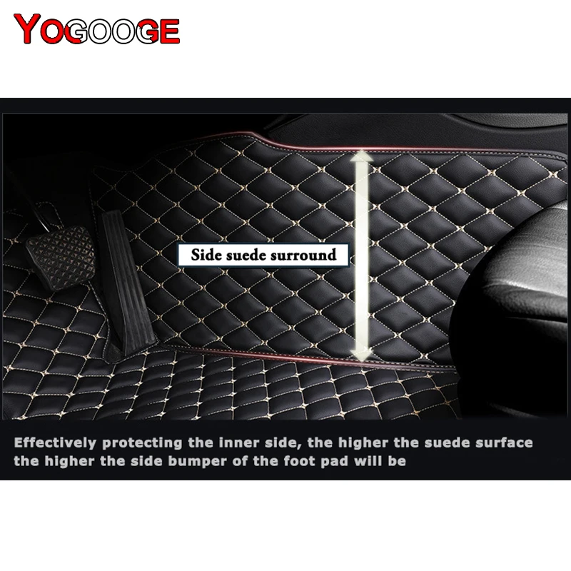 YOGOOGE пользовательские автомобильные коврики для Mini Cooper F55 F56 F57 R56 ковры аксессуары