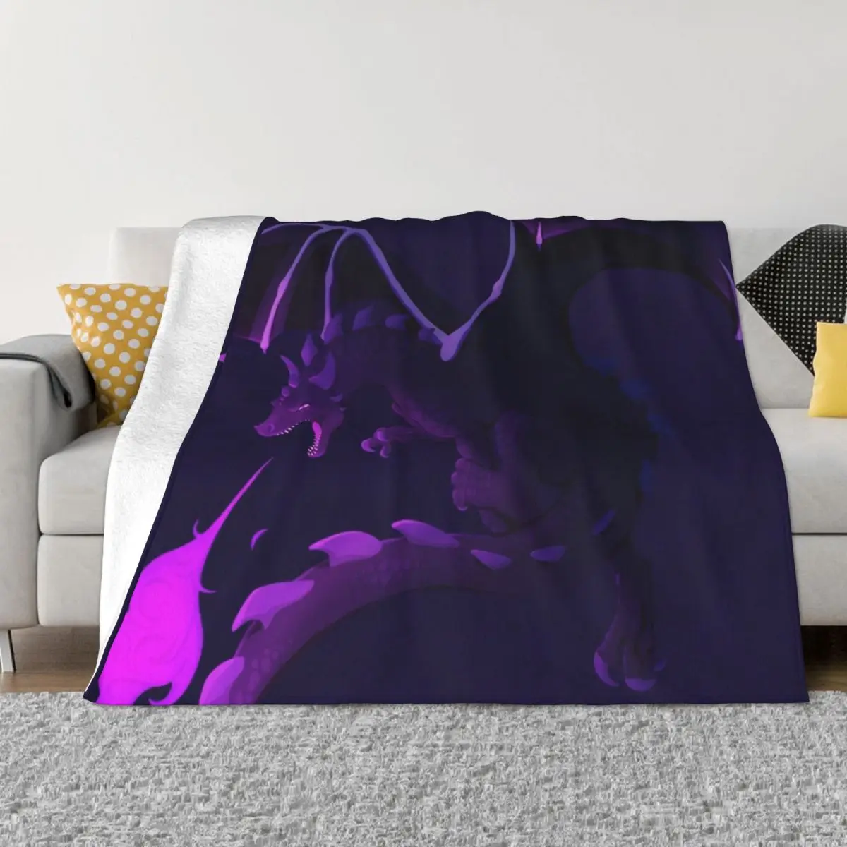 Одеяло Ender Dragon в стиле аниме тяжелый одеяло для сна фланелевая ткань