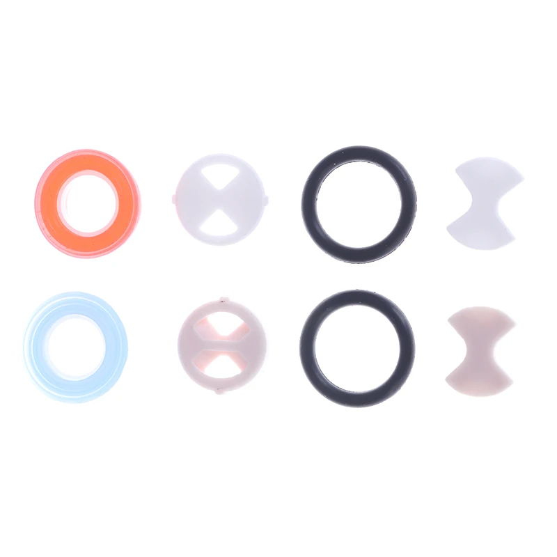 

8 шт./набор, клапан, кран, керамический диск, силиконовая шайба, замена, 1/2"