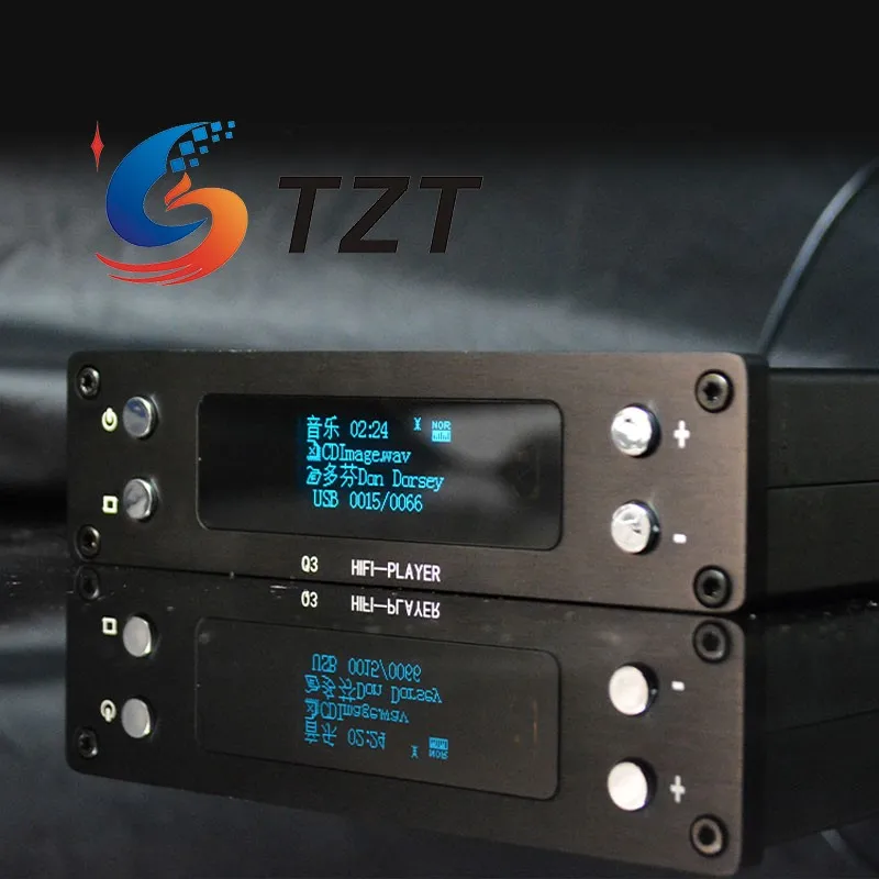 Фото TZT Q3 HIFI без потерь U-диск музыкальный плеер ES9028 декодер Bluetooth 5,0 AD827/Музыка R2 HIFI версия функционального усилителя №1
