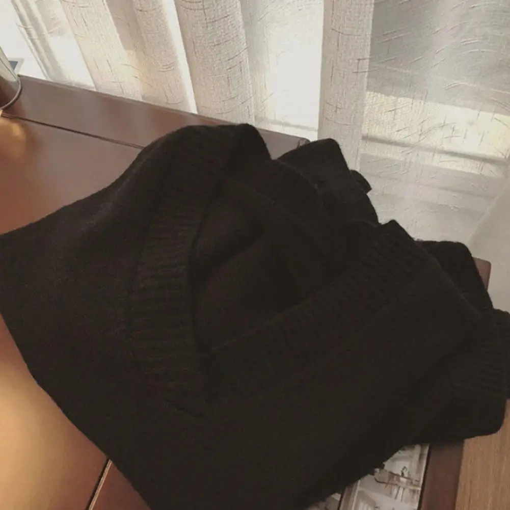 

Knitting Vest Thick Warm Coldproof Lady Autumn Winter Sleeveless Sweater Jumper Sweater Vest Streetwear