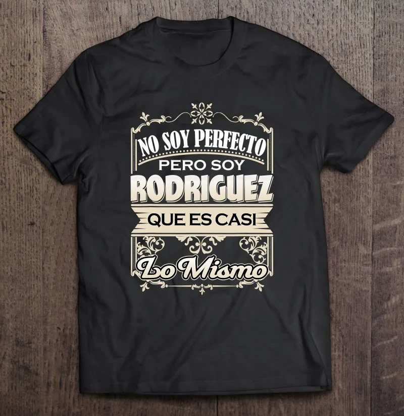 

Hombre Camisa Apellido Родригес фамилия Родригес подарок футболки Графические футболки Харадзюку футболки мужская одежда
