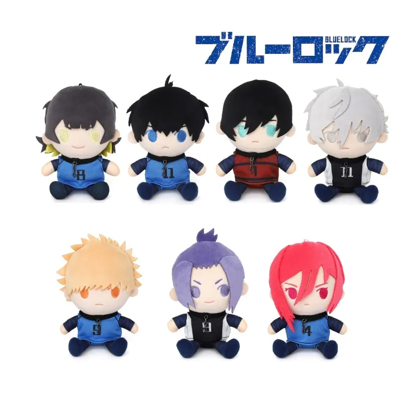 

12cm Anime Blue Lock Movic Plush Pendant Toys Cute Nagi Reo Isagi Yoichi Chigiri Bachira Itoshi Rin Collectibles for Kids Adults