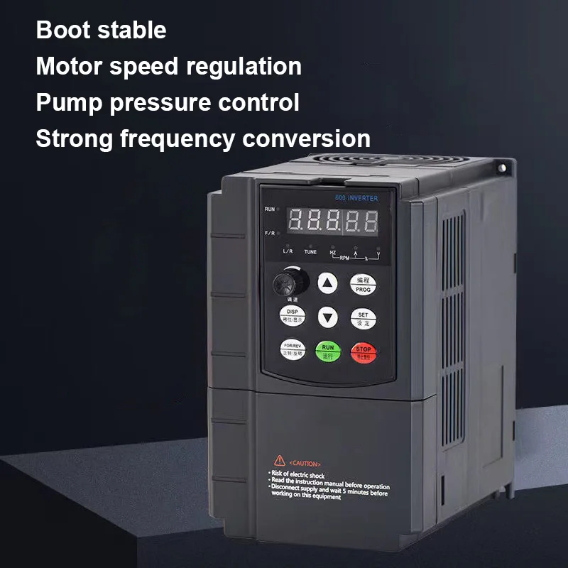 

Vector Heavy Duty Inverter 220V 0.75KW 2.2KW 3KW 4KW 5.5KW 7.5KW VFD Frequency Converter Inverters VFD Inverter Speed Control