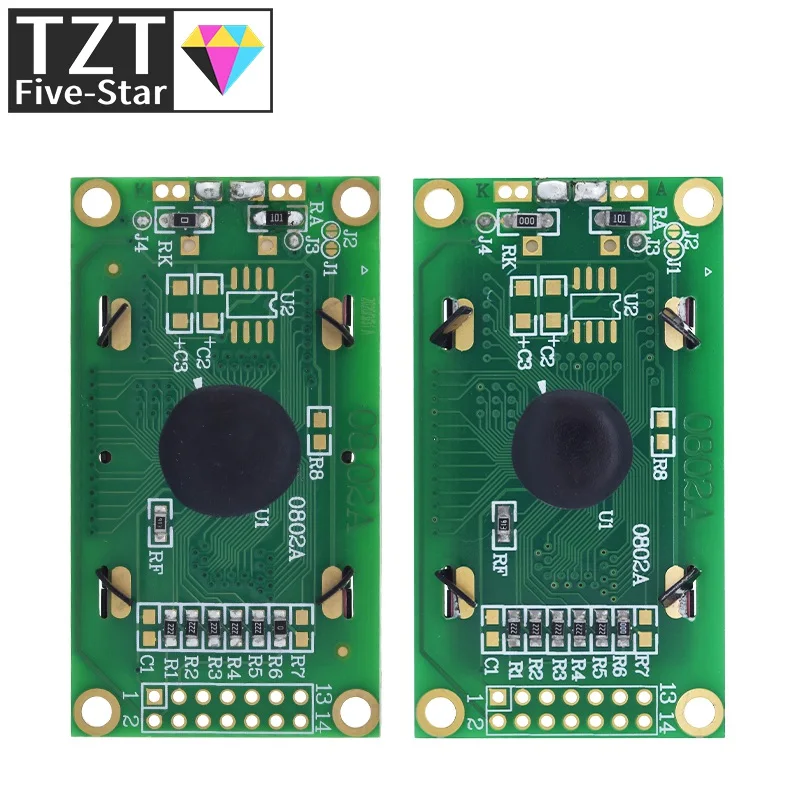 TZT 8x2 ЖК-модуль 0802 экран символьного дисплея синий/желтый зеленый для Arduino