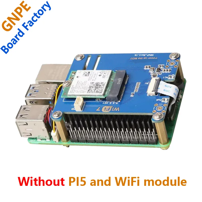 Специальная плата адаптера Raspberry Pi 5 PCIE — WiFi 7.