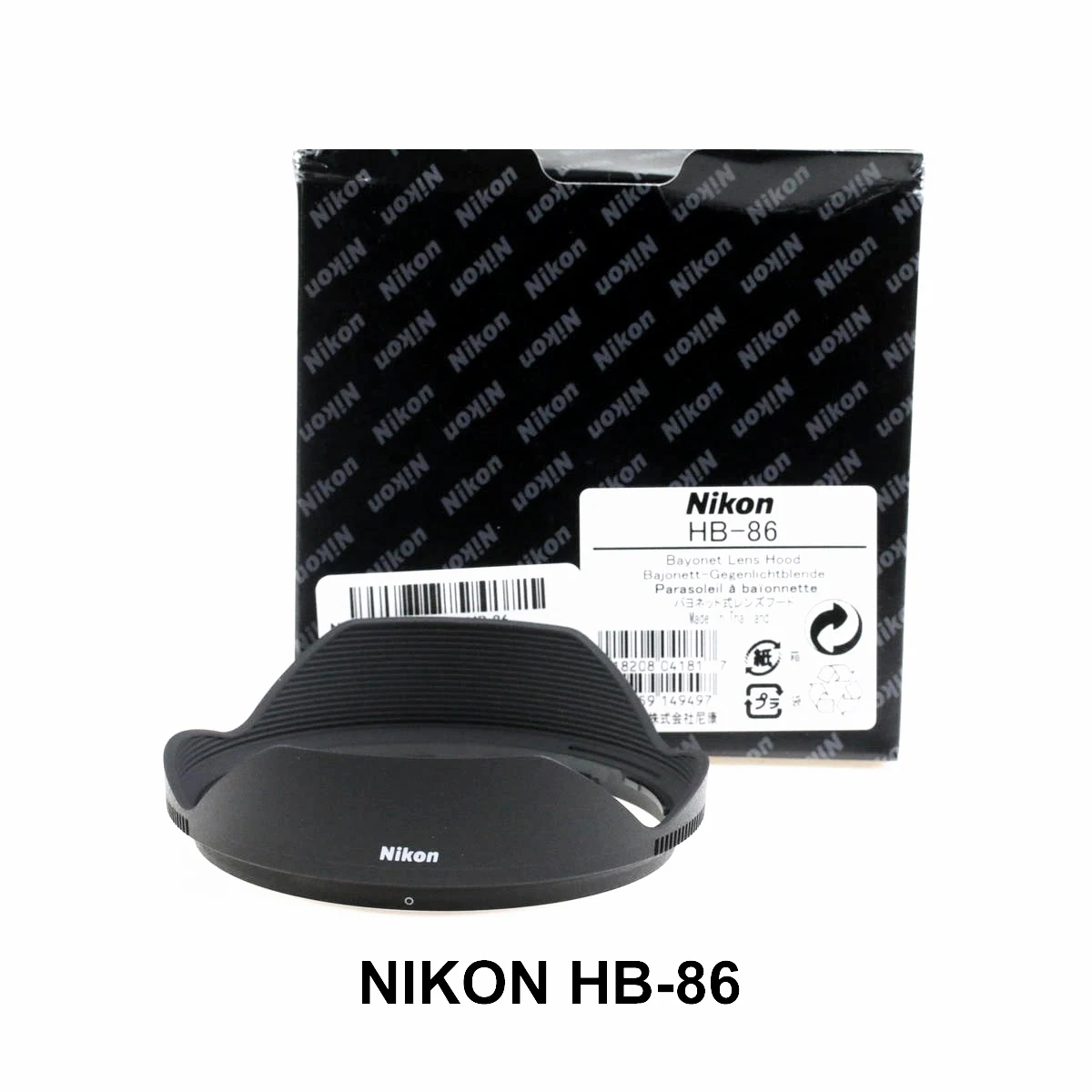 

Original Lens Hood Nikon HB-86 HB 86 for Z 14-30mm F/4S 14-30/4S 82mm Caliber Camera Accessories
