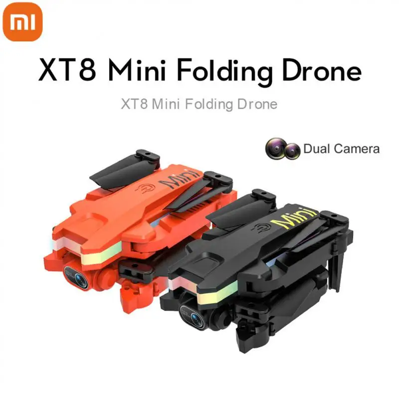 

Xiaomi XT8 Mini Drone HD Camera Fpv Drone Air Pressure Fixed Altitude Drone 4K Professional Foldable Quadcopter RC Helicopter