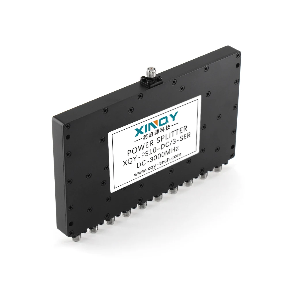 Фото Высококачественный разветвитель мощности XQY-PS10-DC/3-SER: коннектор сопротивления, преобразователь DC в 3000 МГц, 10-канальный ВЧ-разветвитель мощности №2