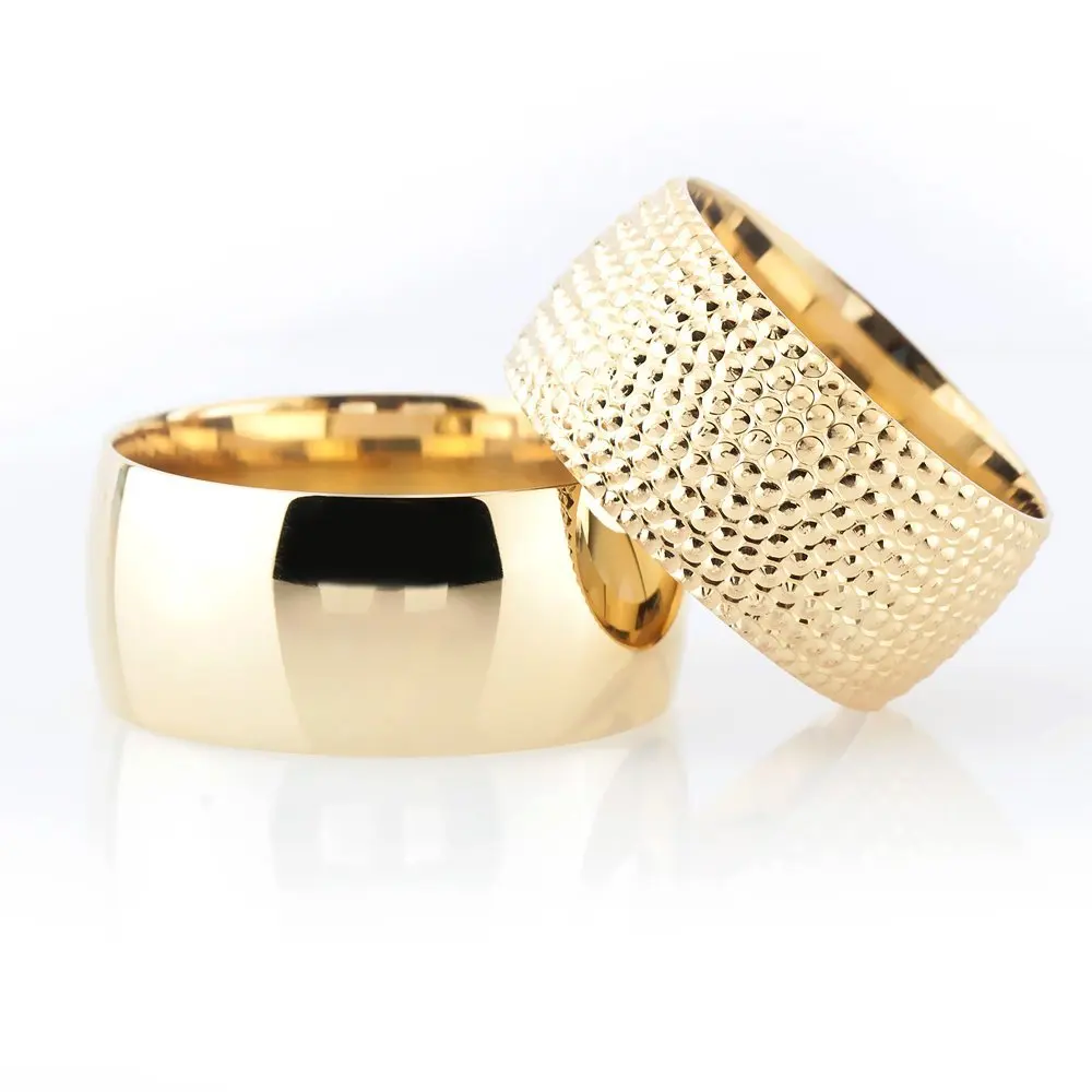 

Classic Model Dense Embroidered 925 Sterling Silver Couple Wedding Rings