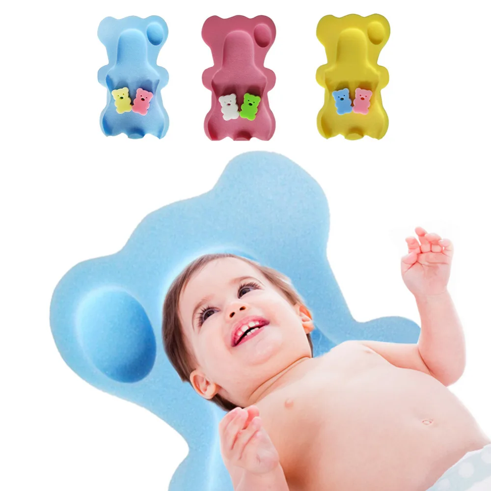 

Baby Bath Sponge Mat Non-slip Sponge Mat Cute Cartoon Bath Mat Mom Must For Baby Care MU894341
