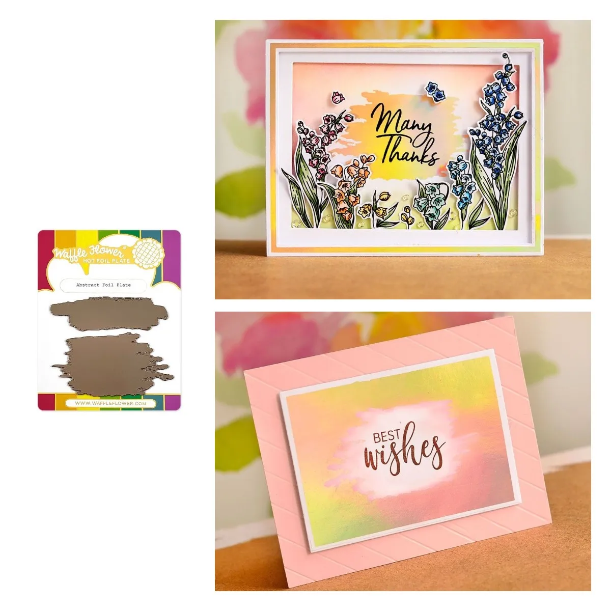 

Abstract Hot Foil Plates Scrapbook Diary Decoration Handicraft Embossing Template Photo Diy Greeting Card Handmade