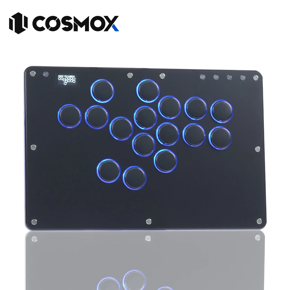 Фото Haute42- COSMOX Anniversary Fighting Gaming Джойстик Аркадный безрычажный контроллер для ПК/PS4/PS5 Switch Hitbox Stick №1