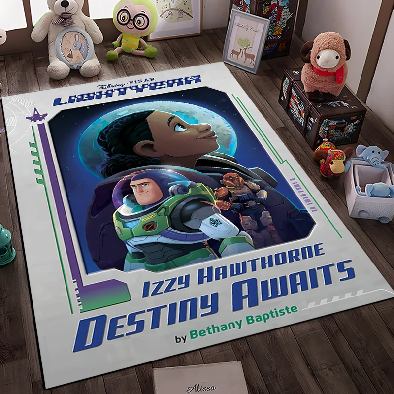 Мультяшный коврик с рисунком Lightyear для гостиной ванной комнаты ковер спальни