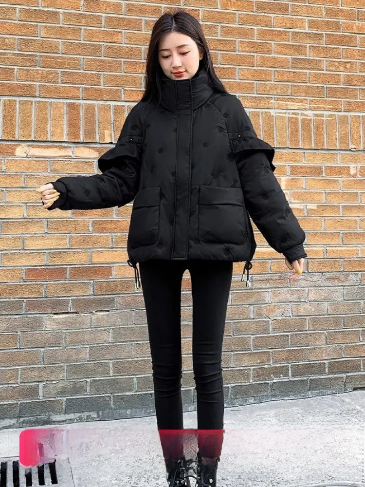 Короткий пуховик с воротником-стойкой Theory Harvey женская зима 2024 маленькая тонкая