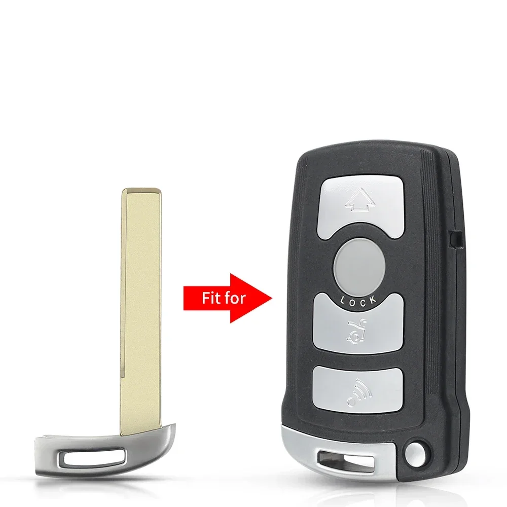 

KEYYOU для BMW CAS4 F 3 5 7 серии E90 E92 E93 X5 F10 F20 F30 F40 новый 5 7 серия необработанный пустой ключ лезвие ключ Аварийный ключ