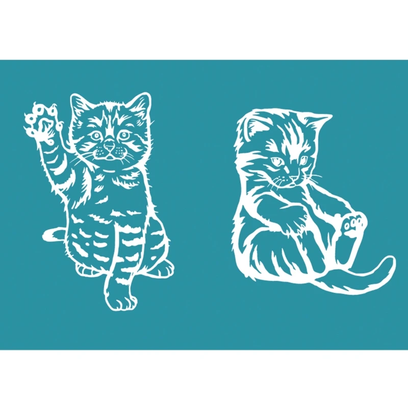 

Cute for CAT Silk Screen Printing Stencil Lovely Animal Mesh Transfers Crafts