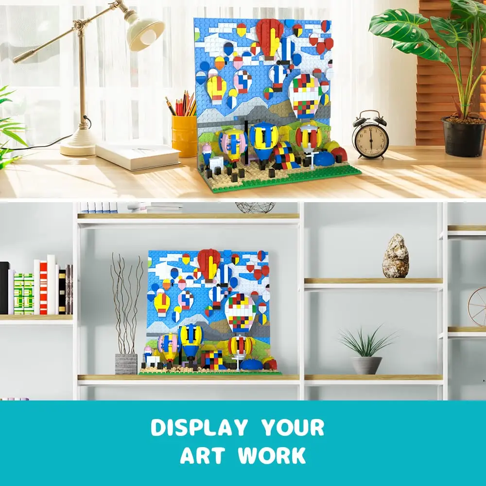 Строительные блоки с воздушным шаром 784 деталей