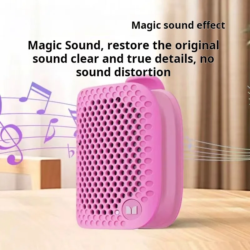 Портативная Bluetooth-колонка MonsterM3 Magic Sound с мощным басом, миниатюрная стальная колонка для улицы с микрофоном (art.: 3920d80794eaf) - 3920d80794eaf