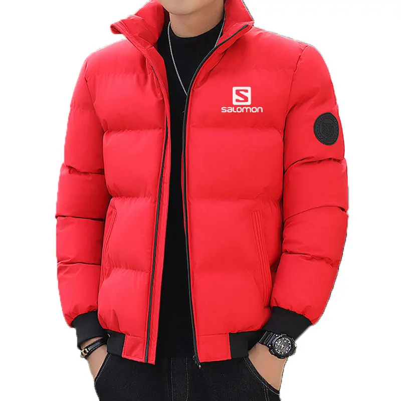 

2023 men's new thickened winter down jacket men's fashionable down jacket men's casual loose thick warm down jacket
