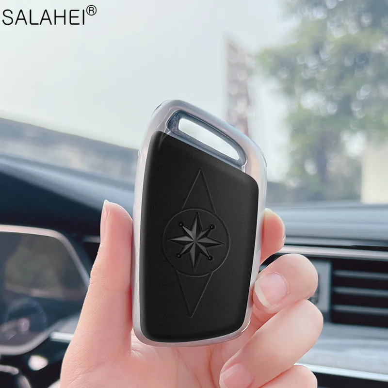 

Мягкий ТПУ чехол для автомобильного ключа, 3 кнопки, складной чехол, держатель, защитный чехол, сумка для Baojun 730 510 560 310 630 310W, автомобильные акс...