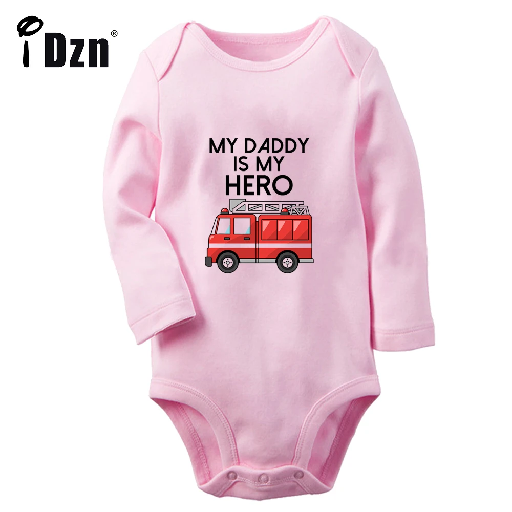 

My Daddy is my Hero I Came From Nuttin' Funny Printed Jumpsuit Cute Baby Boys Rompers Baby Girls Bodysuit Long Sleeve Clothes