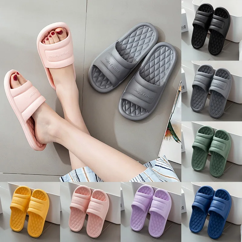 Women Home Slippers Couple Men'S Summer Bedroom Silent Bathroom Bathing Non-Slip Soft Bottom Ladies Sandals And Slippers