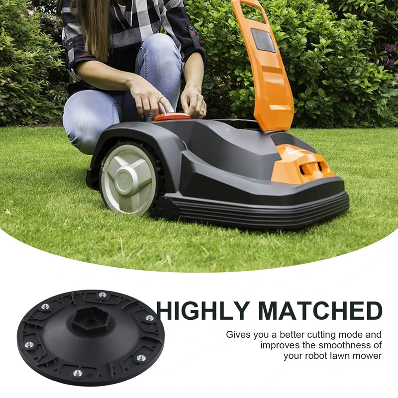 Режущий диск для 6-лезвийных роботов косилок Worx Landoid M500 WR141E M700 WR142E