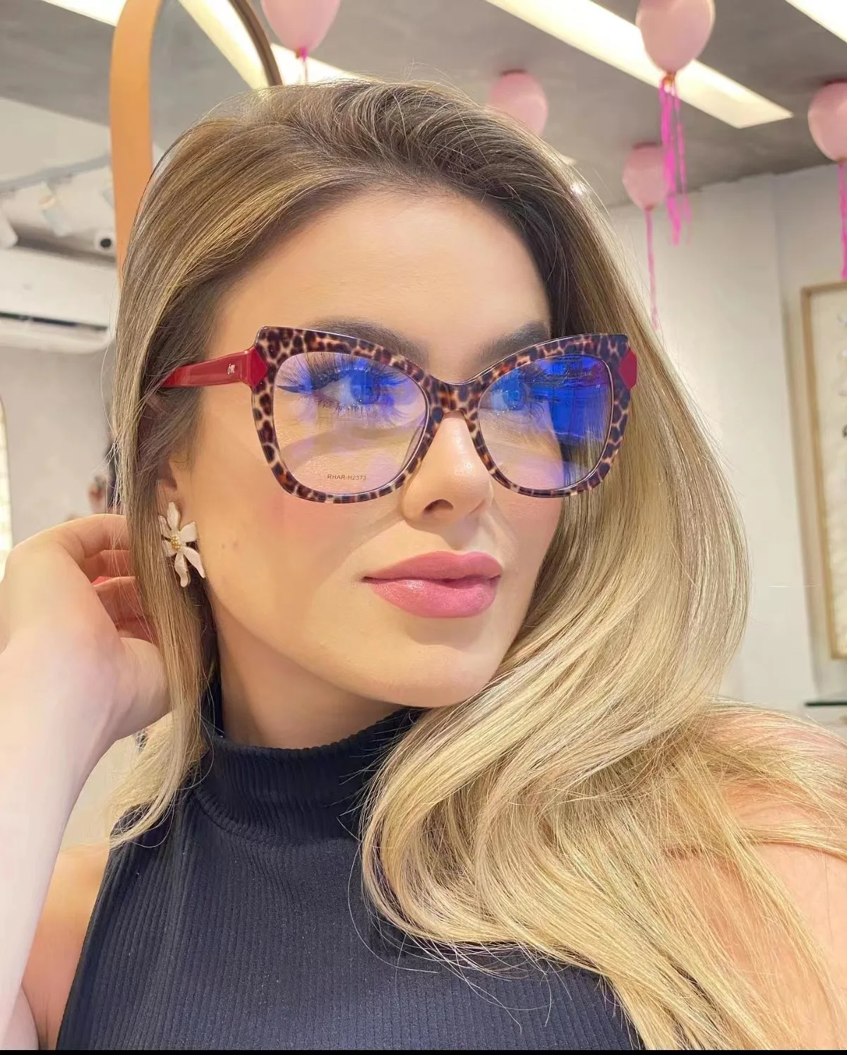 

AOZE 2023 Женские оправы для очков с защитой от сисветильник кошачий глаз для женщин TR90 модные компьютерные очки P5003