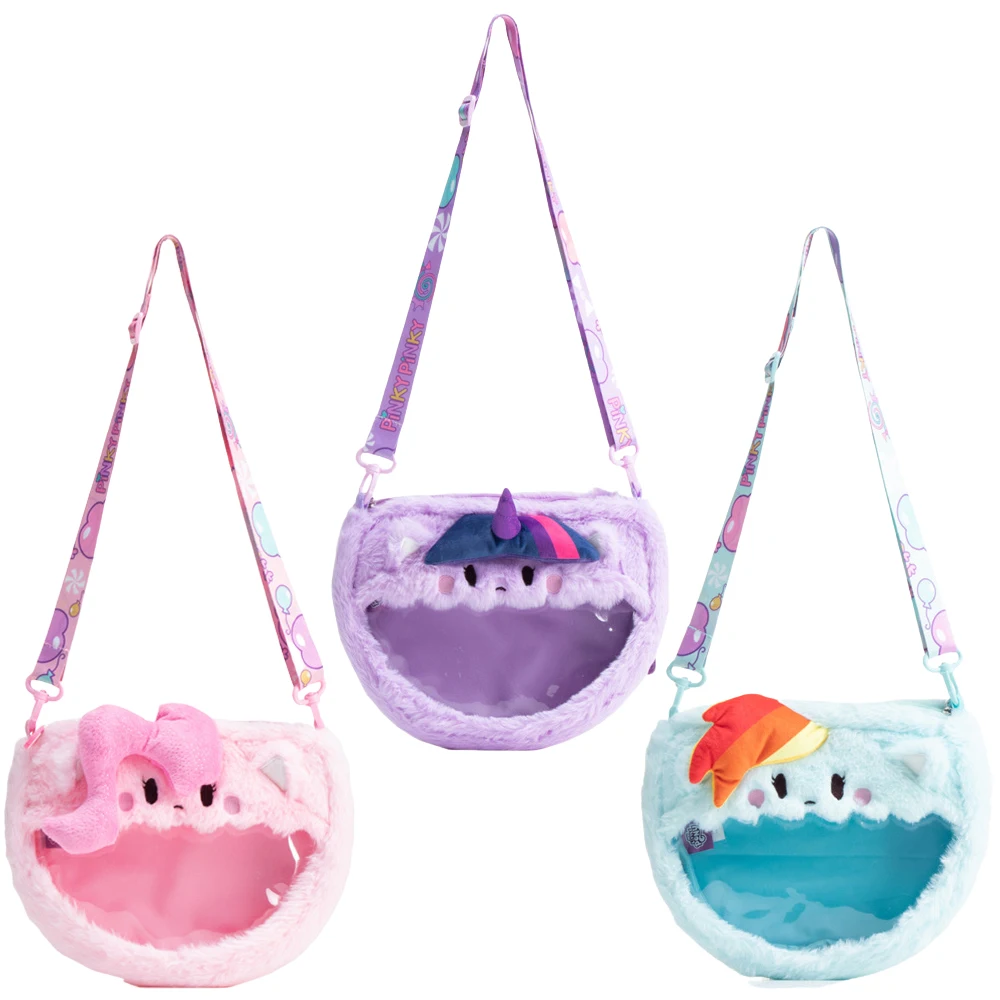 Плюшевая наплечная сумка с рисунком из аниме Мой маленький пони