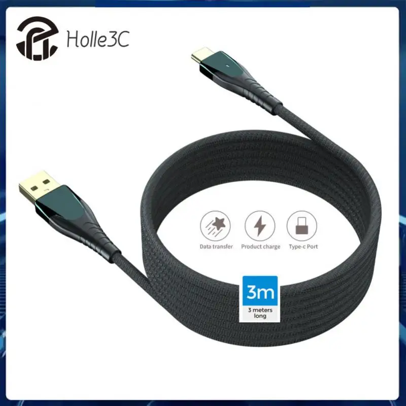 

Fast Charging Usb Cable Universal Charging Wire Usb Protable Charging Cable For Smartphone Type C Transfer Data Cord