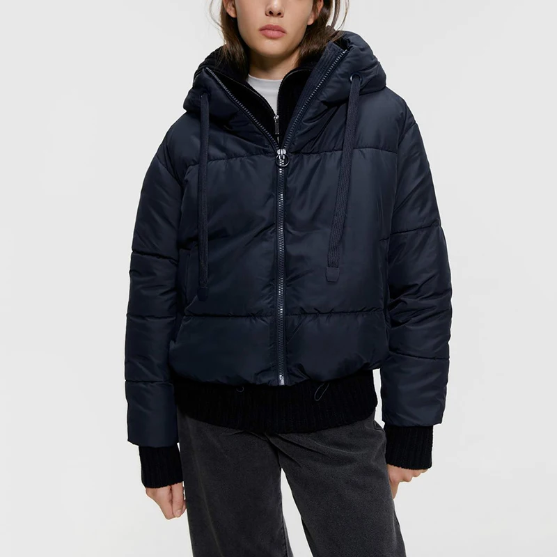 Cotton Padded Jacket Winter Hooded Parkas Woman Warm Down Jacket Woman Coat Thicken Women Casual Women Puffer Jacket Saco 2022