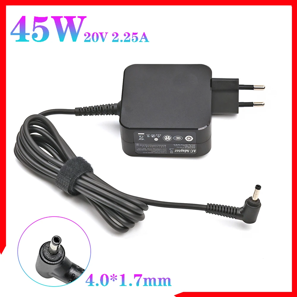 20V 2.25A 45W 4.0*1.7mm Laptop Power Adapter For Lenovo Charger Ideapad 100 100s yoga310 yoga510 AC Adapter Charger ADL45WCC