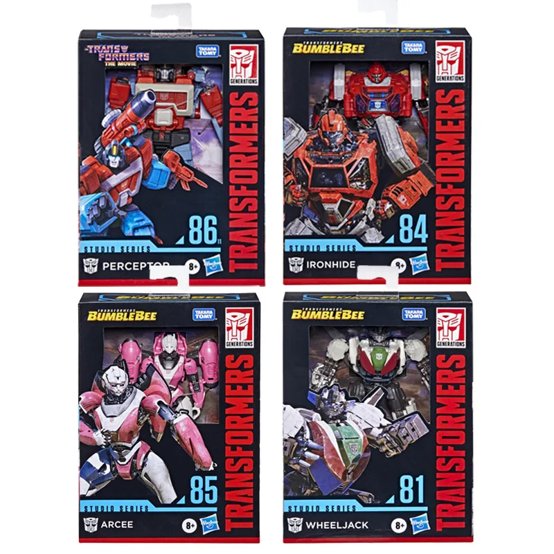 

Transformer Arcee Wheeljack Ratchet Ironhide Action Figure Transformation Anime Figurine Pvc Model Car Robots Toys Collection
