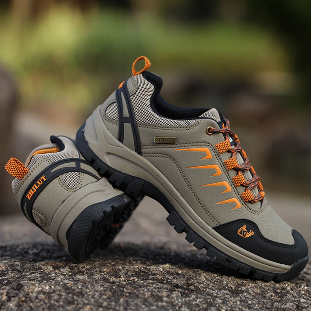 New Men's Hiking Shoes Outdoor Sports Camping Hunting Combat Military Boots Winter Non-slip Trekking Male Sneakers