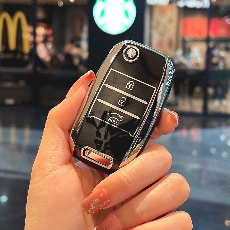 

TPU Car Flip Key Case Cover for Kia Picanto 2017-2019 for KIA Rio 3 K2 Ceed Cerato K3 K5 Sorento 2013 2014 Sportage Soul Optima