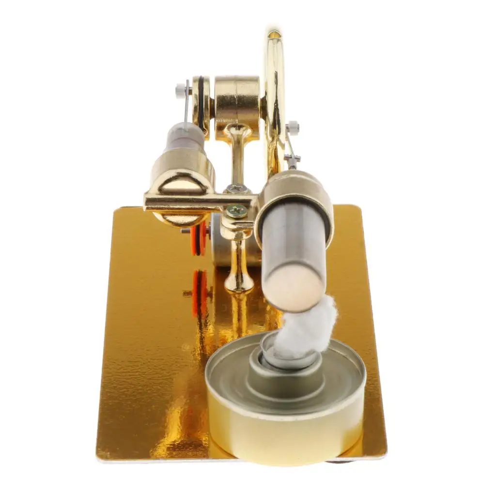 

Golden Sterling Engine Model Science Educational Toy