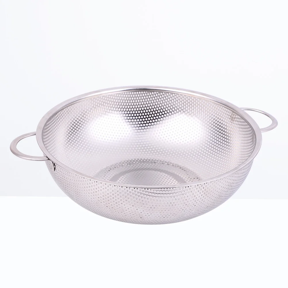 

Stainless Steel Wash Basket Fruit Vegetable Washing Basket Rice Colander Stainless Steel Rice Washing Sieve