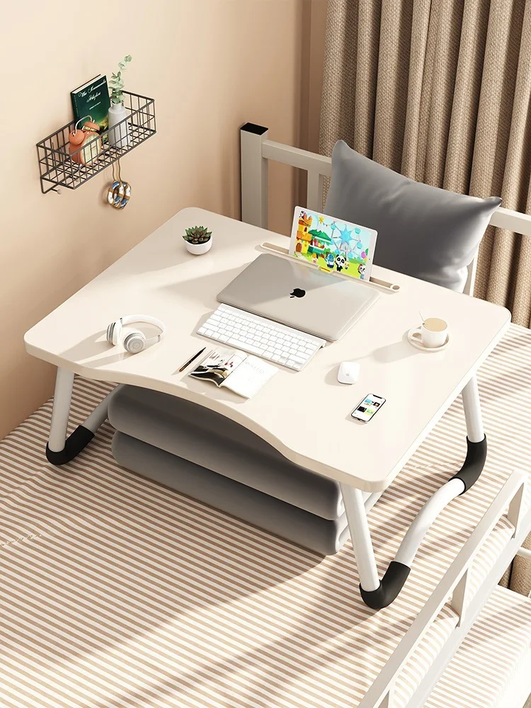 

Laptop table bed small table foldable table dormitory desk lazy study table student household table board