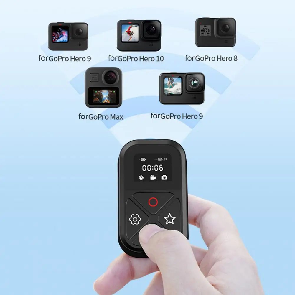 

Phone Pairring Mode Mini Bluetooth-compatible Action Camera Smart Remote Control for Gopro10/9/8/Max