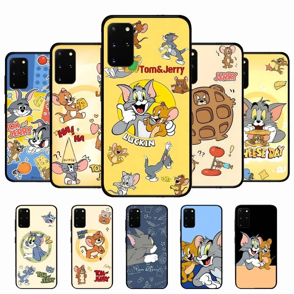 Фото Чехол с рисунком для телефона T-TomS J-JerryS для Samsung S 9, 10, 20, 21, 22, 23, 30, 23, 24 plus lite Ultra FE S10 Lite Funda №2