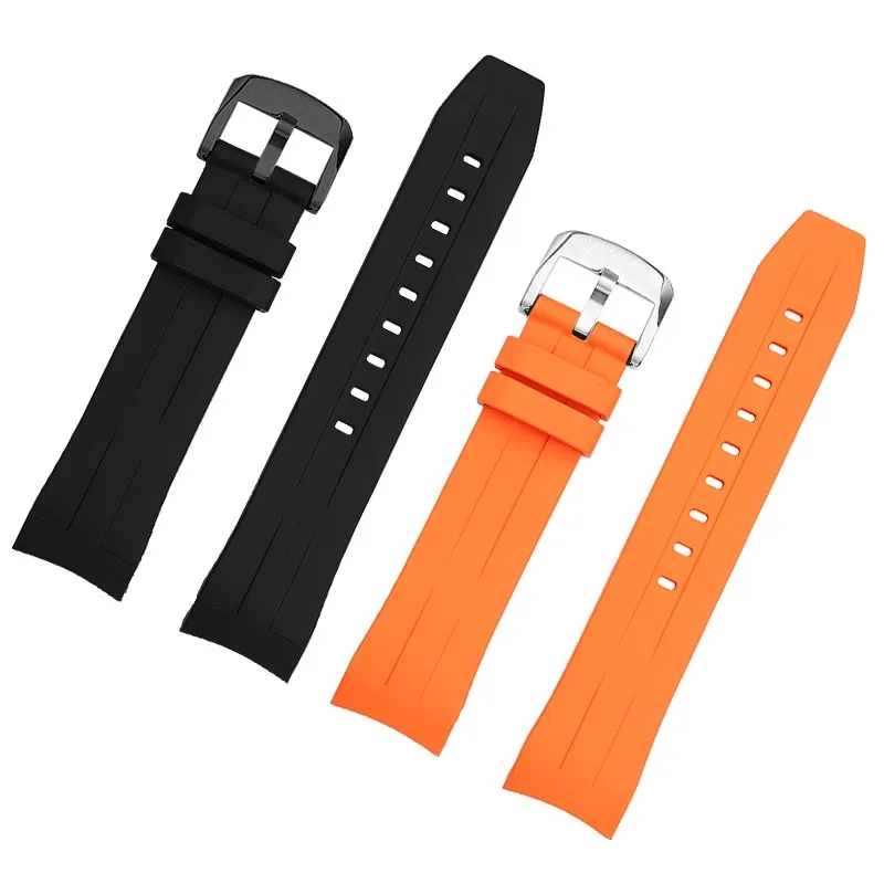 Оранжевый черный синий силиконовые аксессуары для часов Citizen Promaster Series JY8078/8074/8085