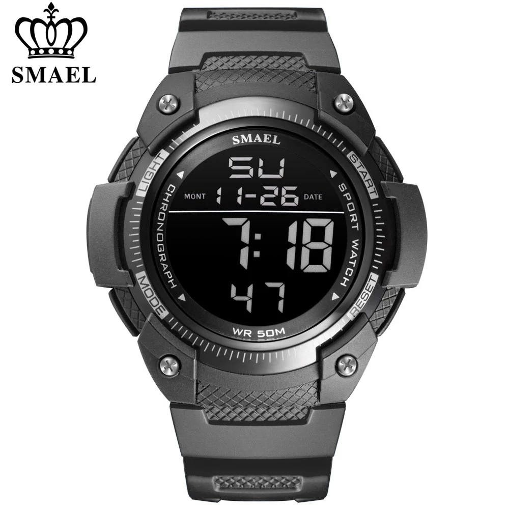 

SMAEL Top Brand Luxury Men's Watches Sports Wristwatch Digital Quartz Waterproof Watch Men Dual Display Clock relogio masculino