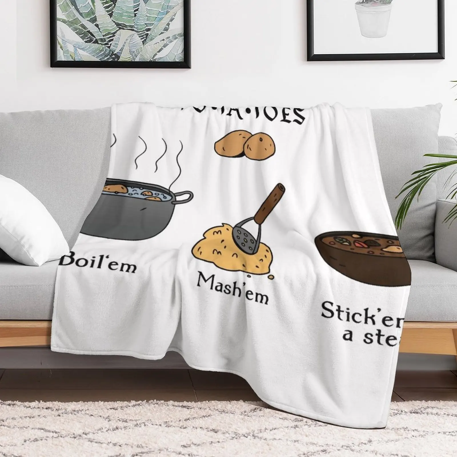 PO-TA-TOES Плед Волосы Диван Мягкие плюшевые плед Роскошные пледы