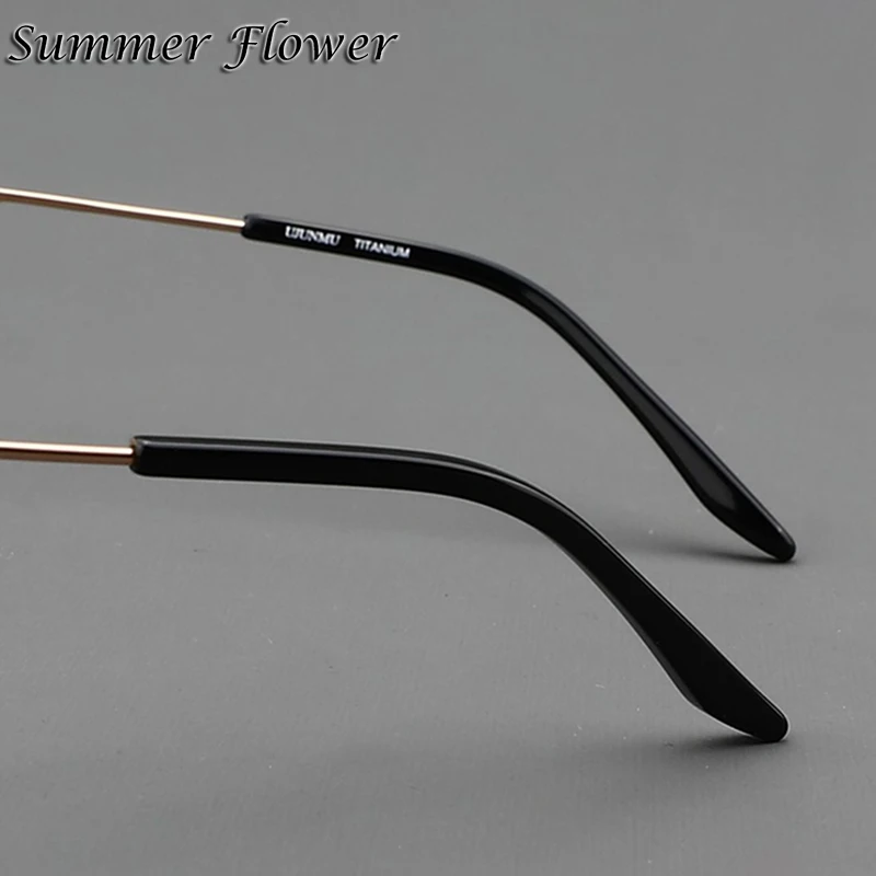 Мужские очки Summer Flower титан oversize по рецепту