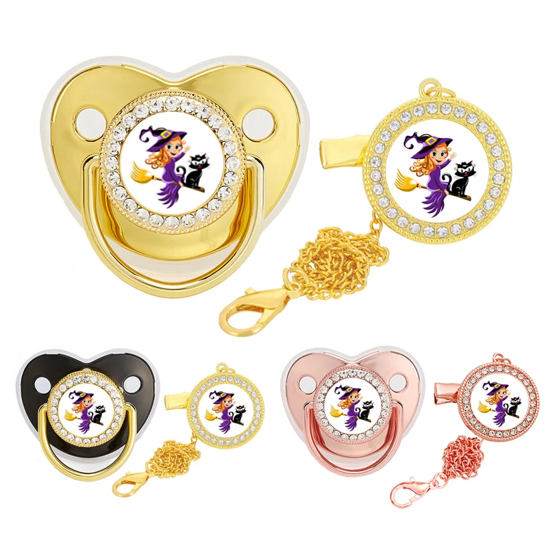 

Детские персонализированные силиконовые соски в виде ведьмы на Хэллоуин без бисфенола