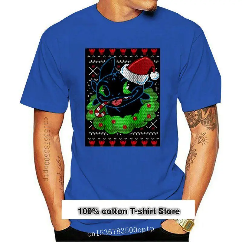 

Camiseta sin dientes para hombre, ropa para entrenar a tu dragón, regalo de Navidad, bonita